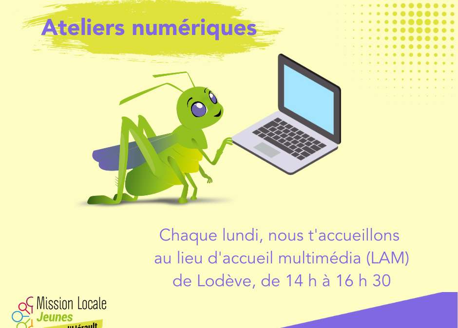 Ateliers numériques, tous les lundis