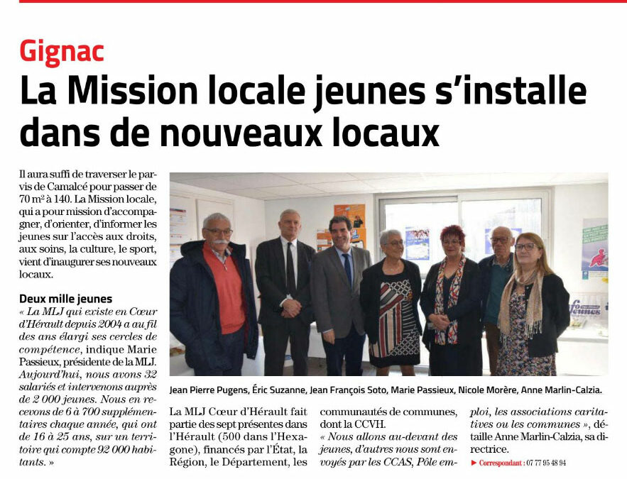 Inauguration des nouveaux locaux de Gignac