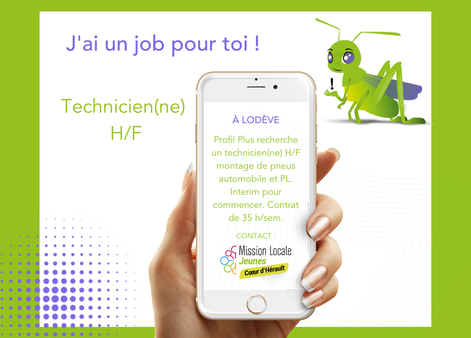 Offre d’emploi technicien(ne) H/F automobile à Lodève